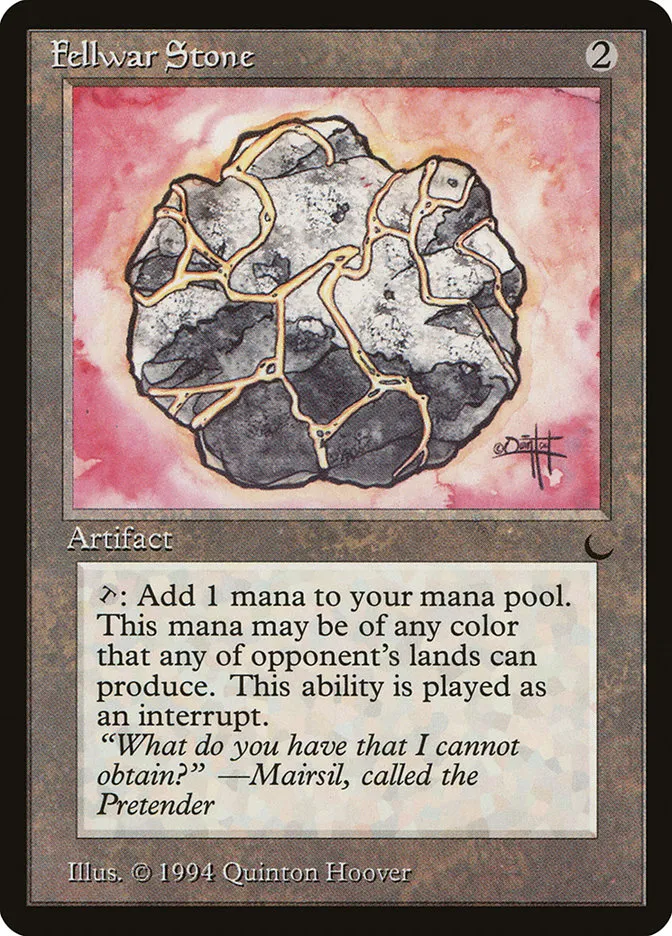 1994 The Dark Fellwar Stone uncommon #102 uncommon card image