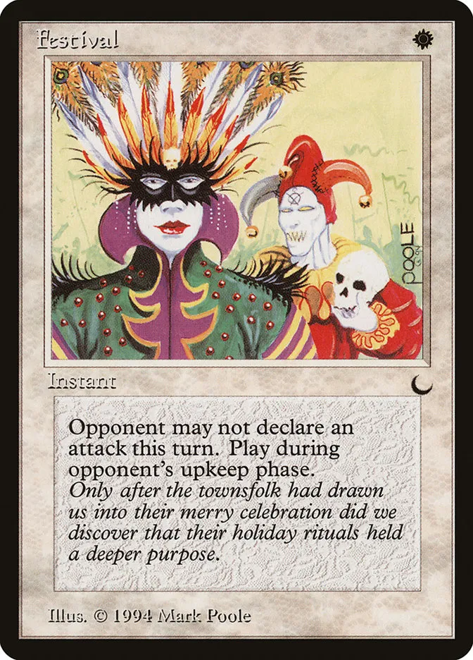 1994 The Dark Festival common #8 common card image