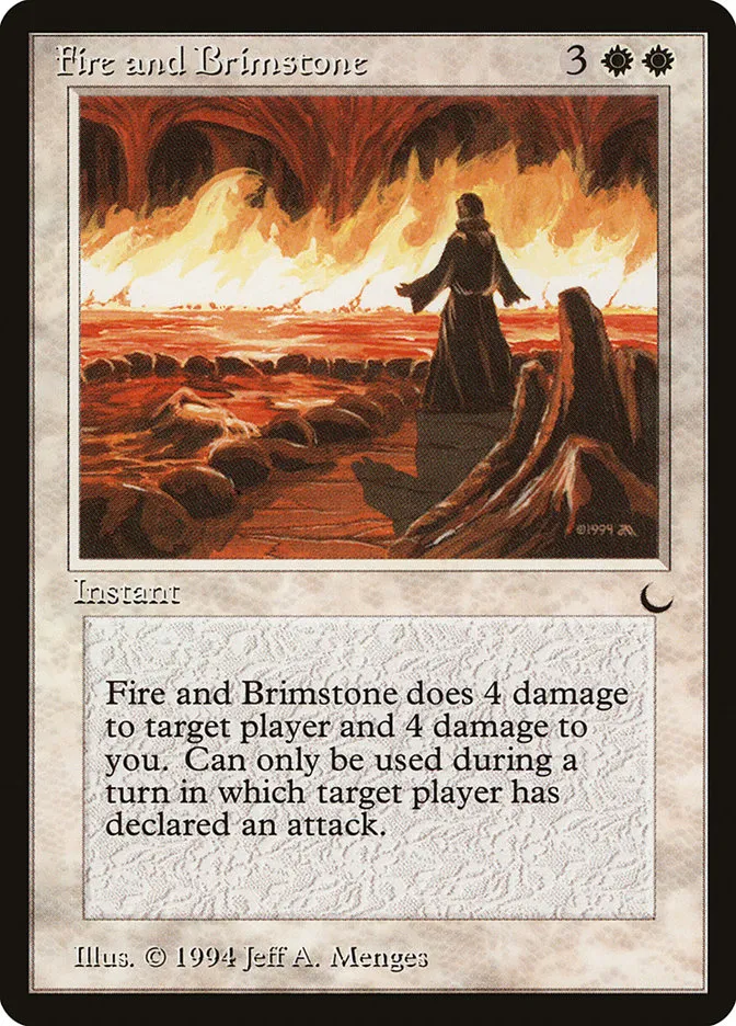1994 The Dark Fire and Brimstone uncommon #9 uncommon card image