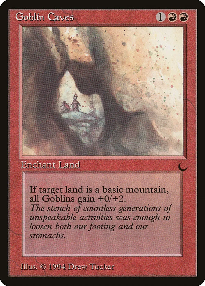 1994 The Dark Goblin Caves common #64 common card image