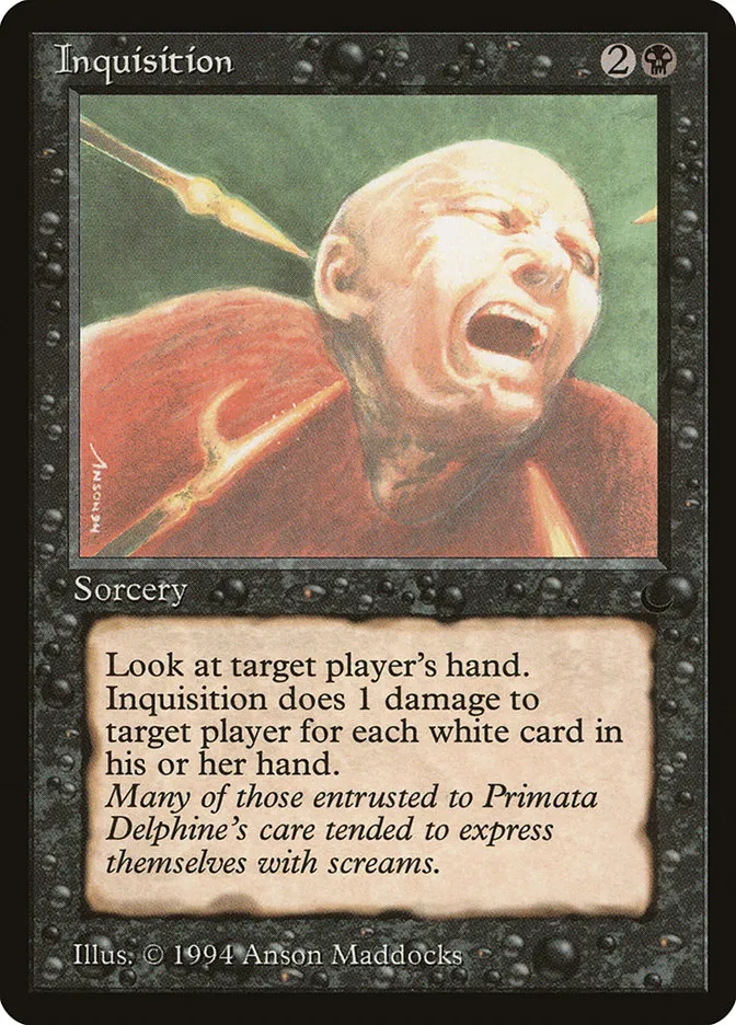 1994 The Dark Inquisition common #47 common card image