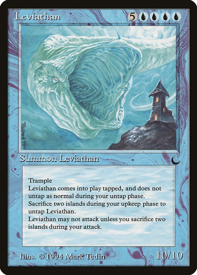 1994 The Dark Leviathan rare #30 rare card image