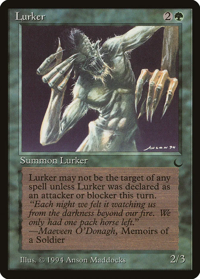 1994 The Dark Lurker #80 rare card image