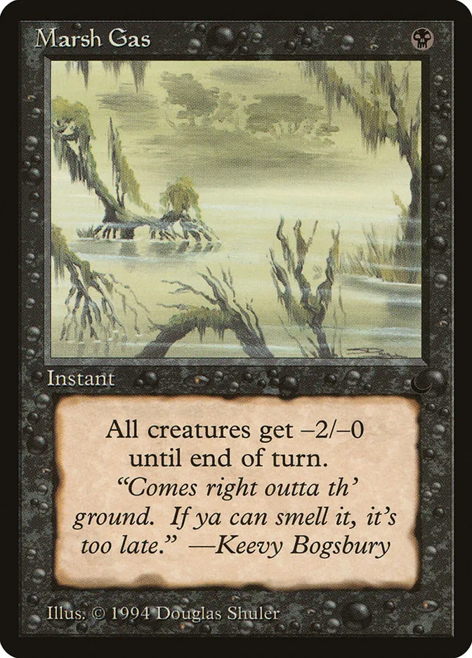 1994 The Dark Marsh Gas common #48 common card image
