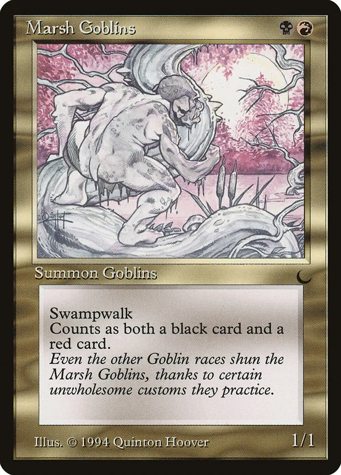 1994 The Dark Marsh Goblins common #93 common card image