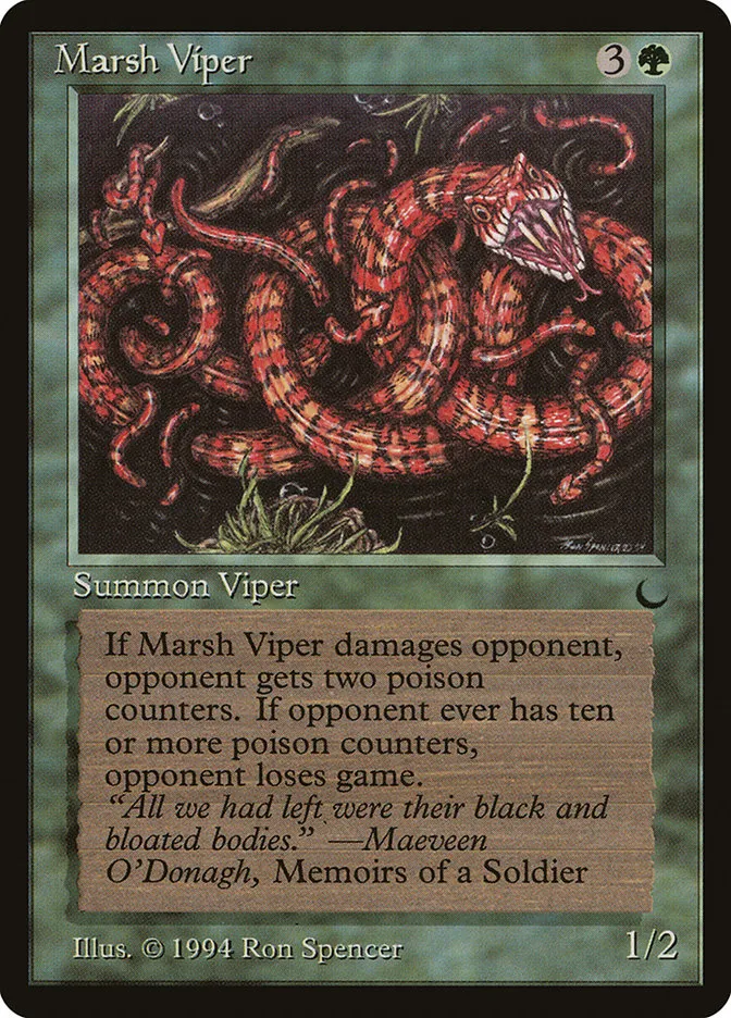 1994 The Dark Marsh Viper #81 common card image