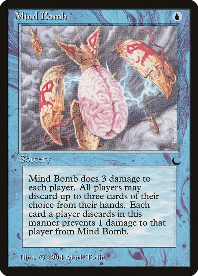 1994 The Dark Mind Bomb rare #33 rare card image