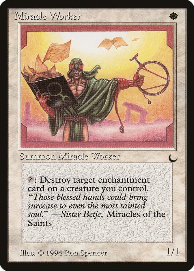 1994 The Dark Miracle Worker common #13 common card image