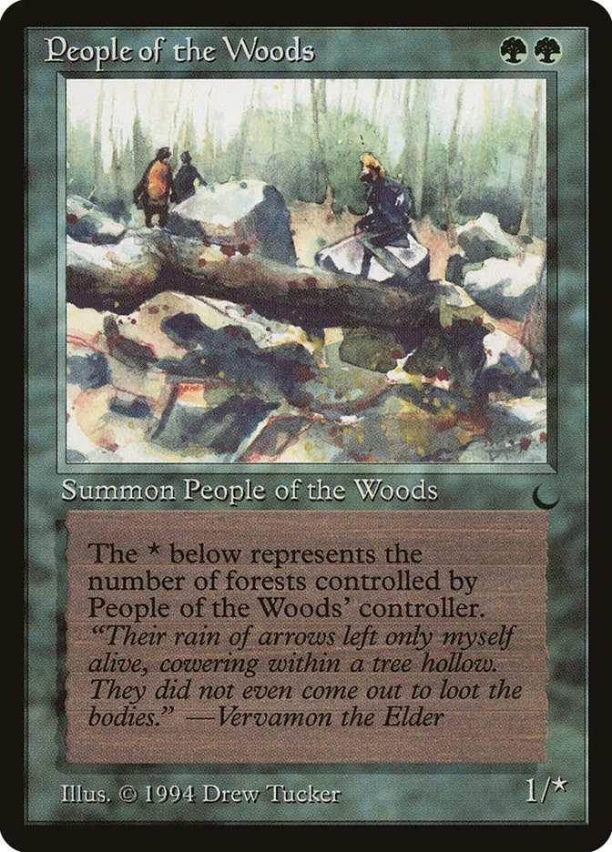 1994 The Dark People of the Woods uncommon #83 uncommon card image