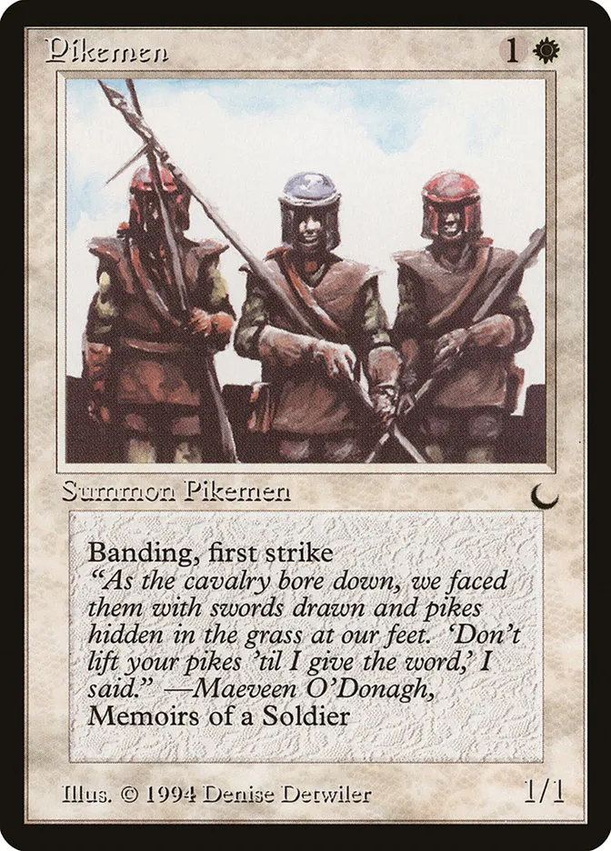 1994 The Dark Pikemen common #15 common card image