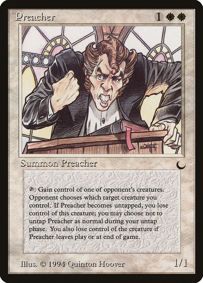 1994 The Dark Preacher rare #16 rare card image