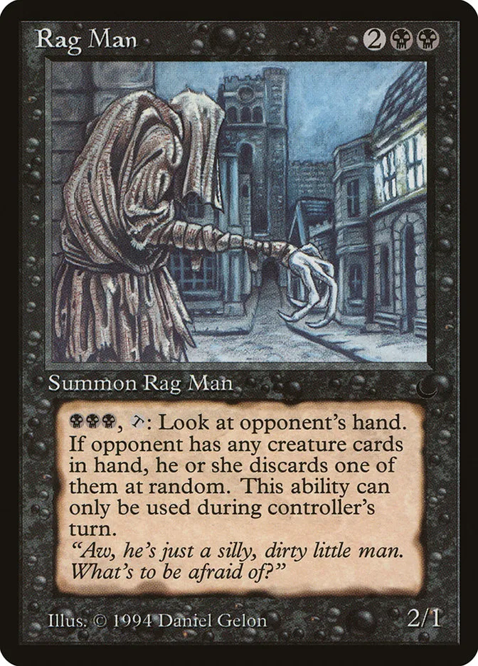 1994 The Dark Rag Man rare #51 rare card image
