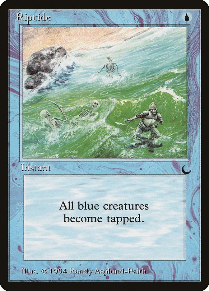 1994 The Dark Riptide common #35 common card image
