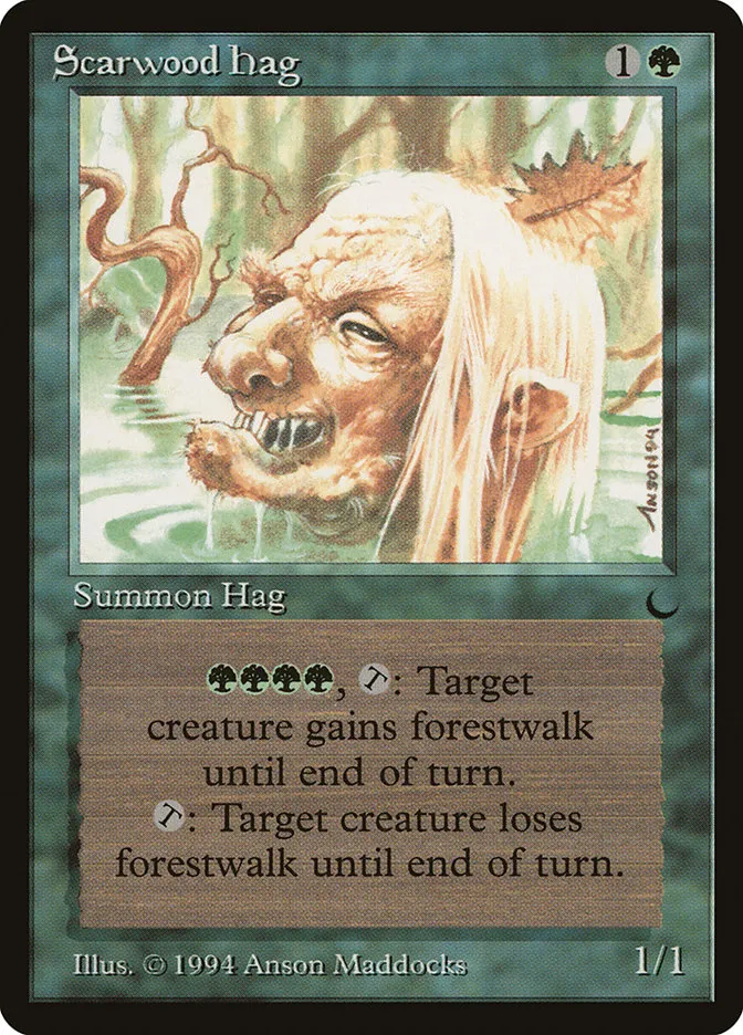 1994 The Dark Scarwood Hag uncommon #86 uncommon card image