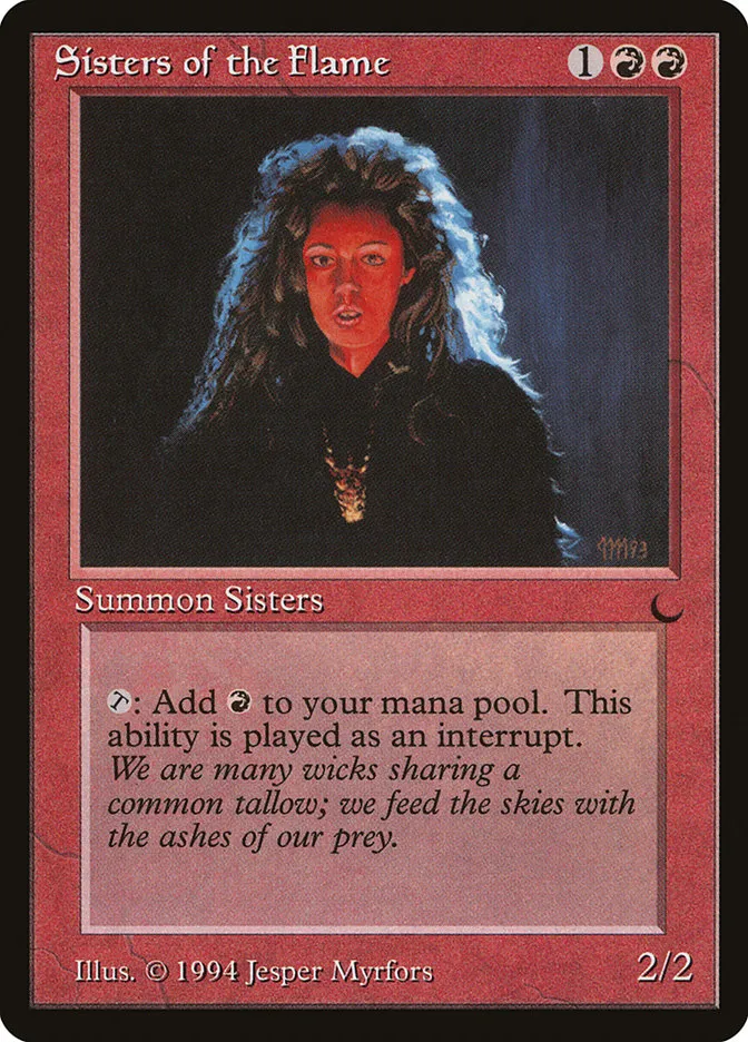 1994 The Dark Sisters of the Flame #74 uncommon card image