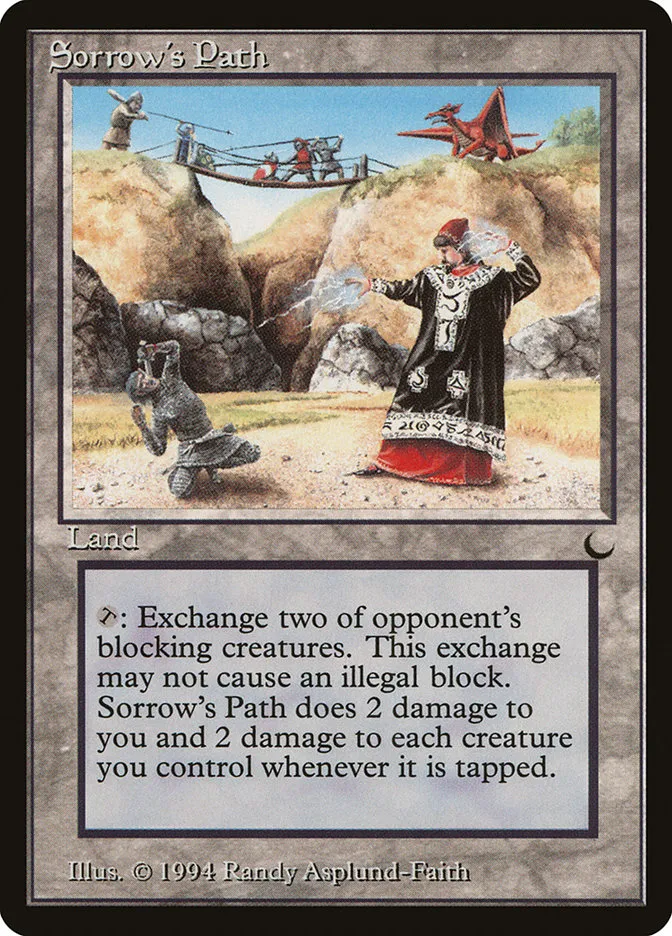 1994 The Dark Sorrow's Path rare #119 rare card image