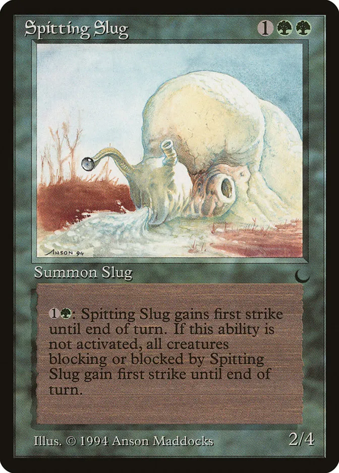 1994 The Dark Spitting Slug #88 uncommon card image