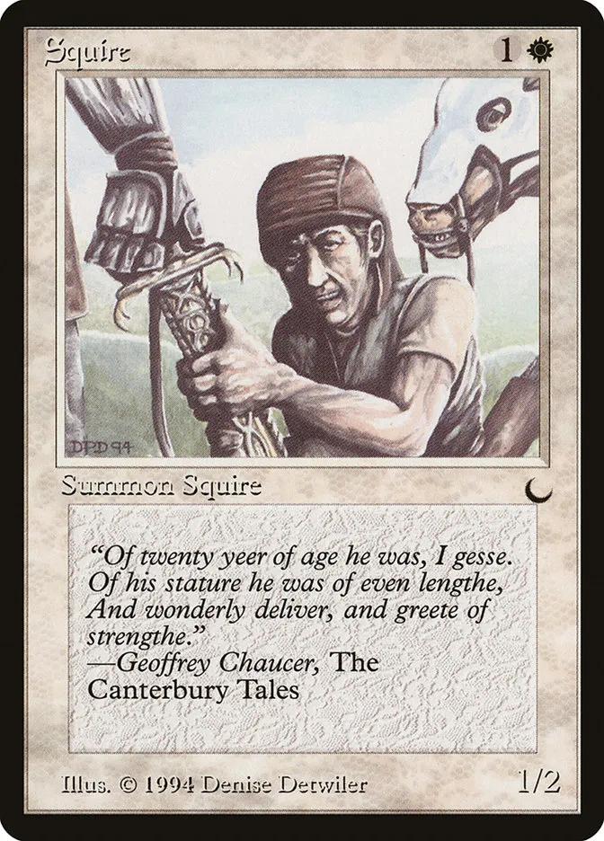 1994 The Dark Squire common #17 common card image