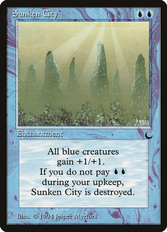 1994 The Dark Sunken City common #36 common card image