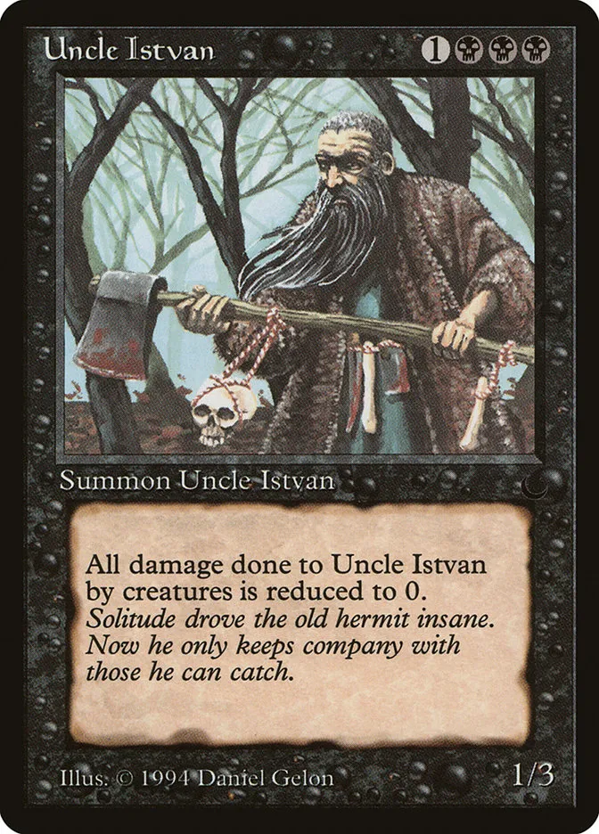 1994 The Dark Uncle Istvan uncommon #54 uncommon card image