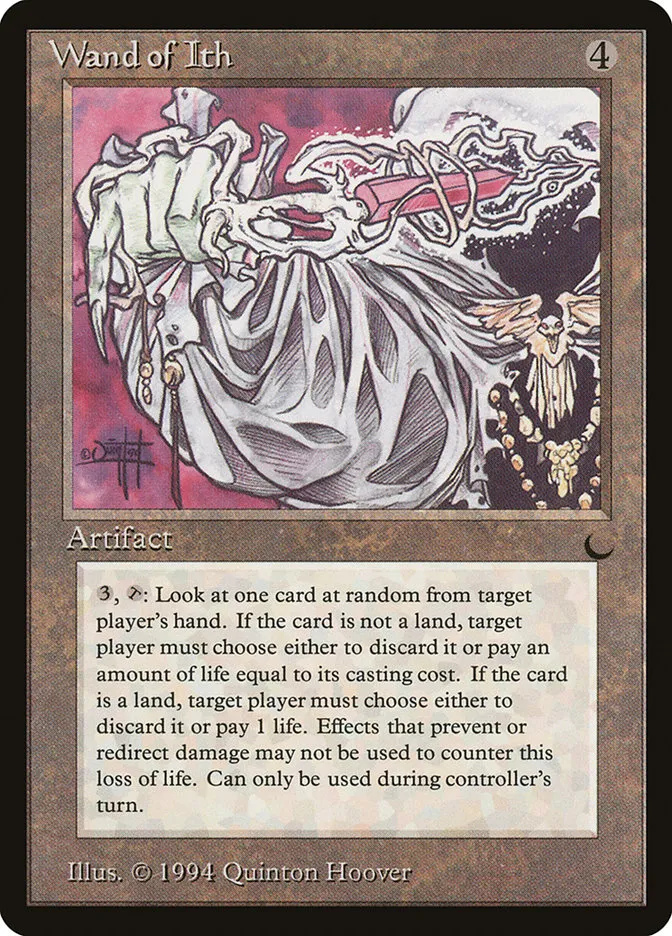 1994 The Dark Wand of Ith uncommon #114 uncommon card image