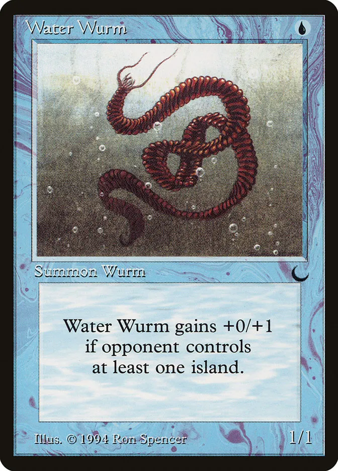 1994 The Dark Water Wurm #38 common card image