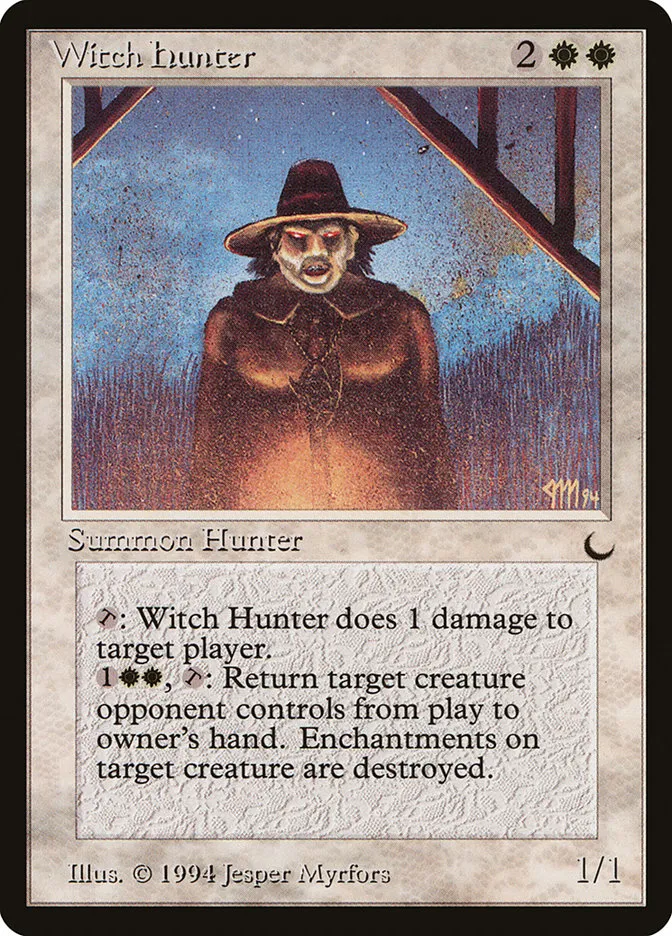 1994 The Dark Witch Hunter rare #19 rare card image