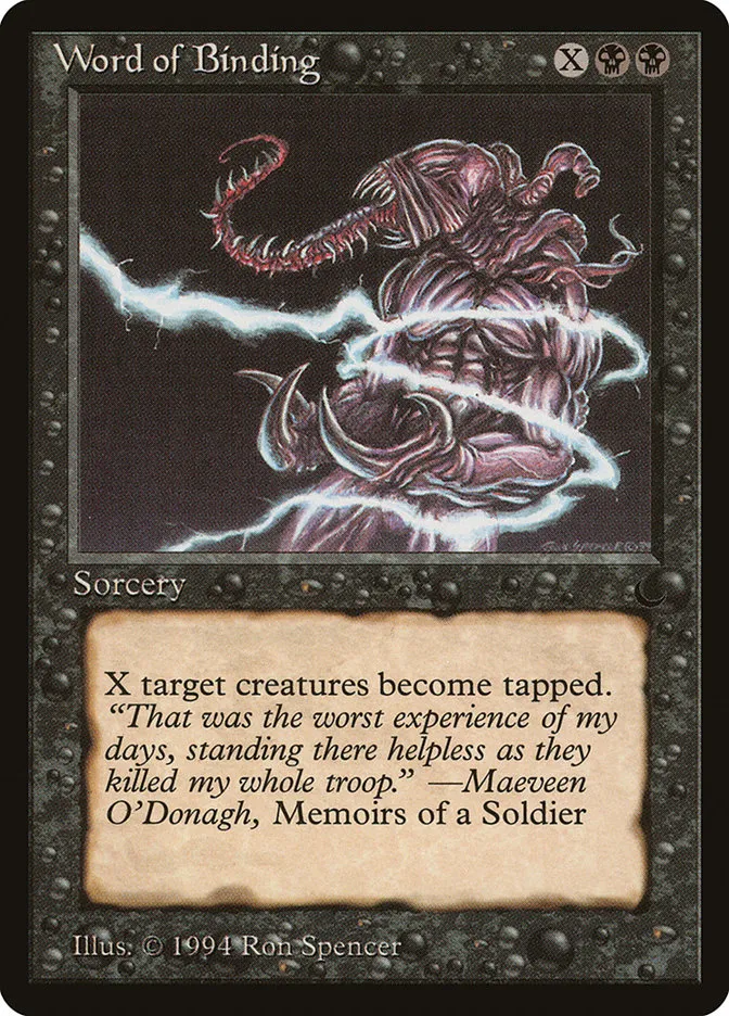 1994 The Dark Word of Binding #55 common card image