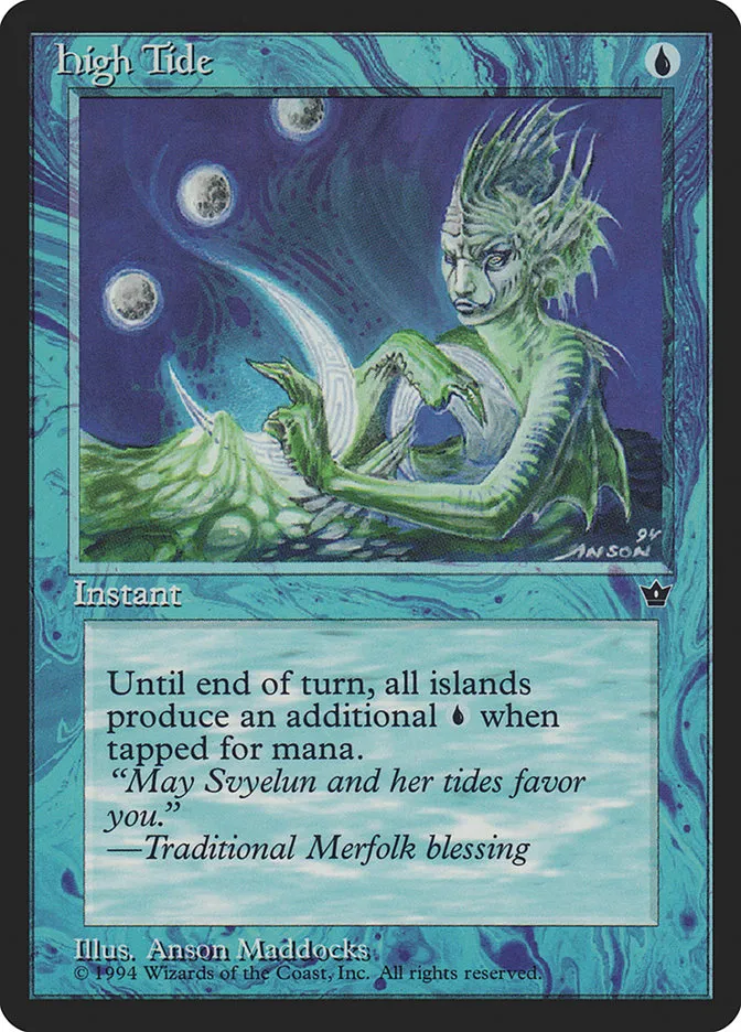 1994 Fallen Empires High Tide common #18b common card image