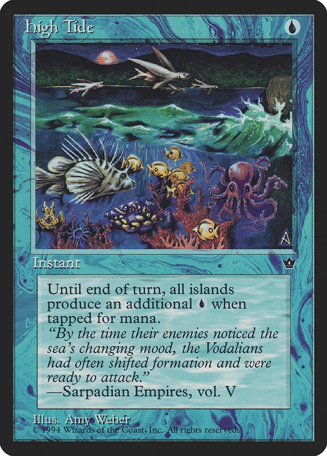 1994 Fallen Empires High Tide #18c common card image
