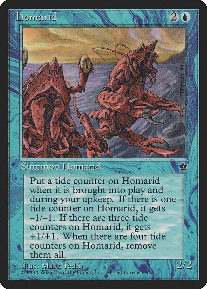 1994 Fallen Empires Homarid common #19c common card image