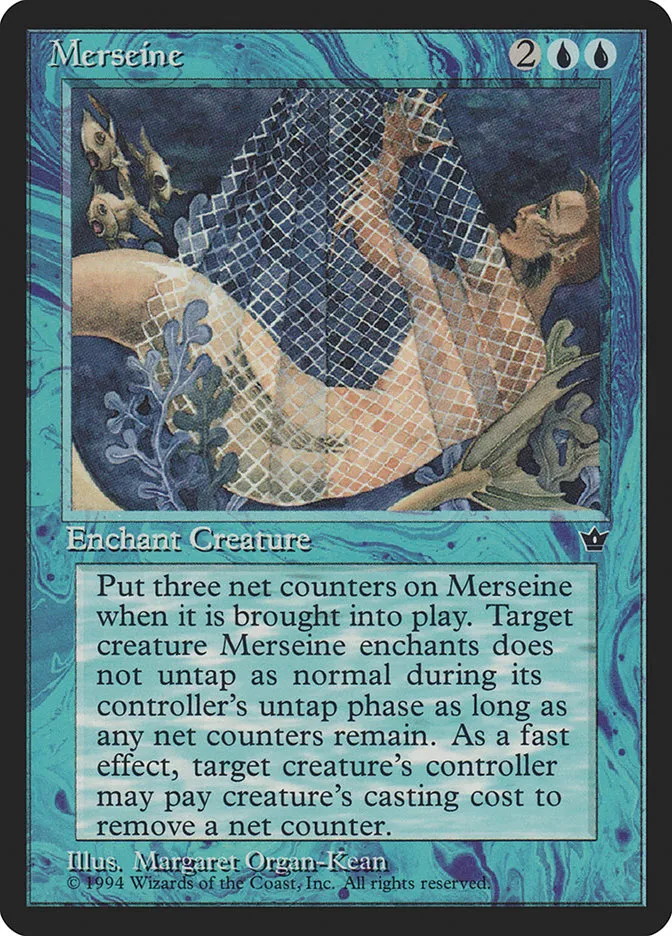 1994 Fallen Empires Merseine common #23b common card image
