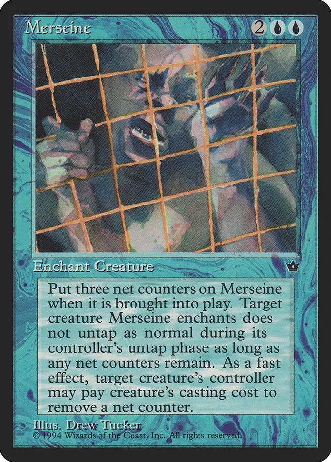 1994 Fallen Empires Merseine common #23c common card image