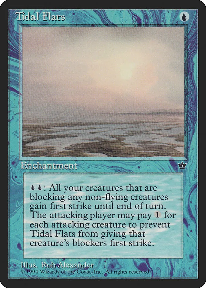 1994 Fallen Empires Tidal Flats common #27b common card image