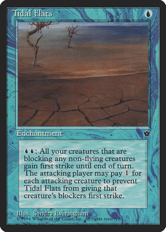 1994 Fallen Empires Tidal Flats common #27c common card image