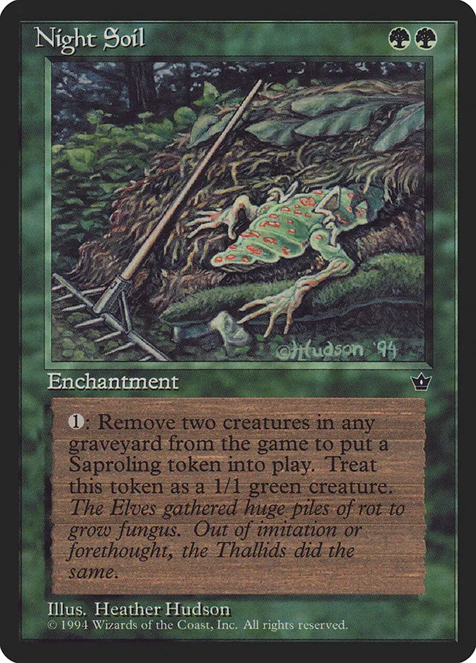 1994 Fallen Empires Night Soil common #71b common card image