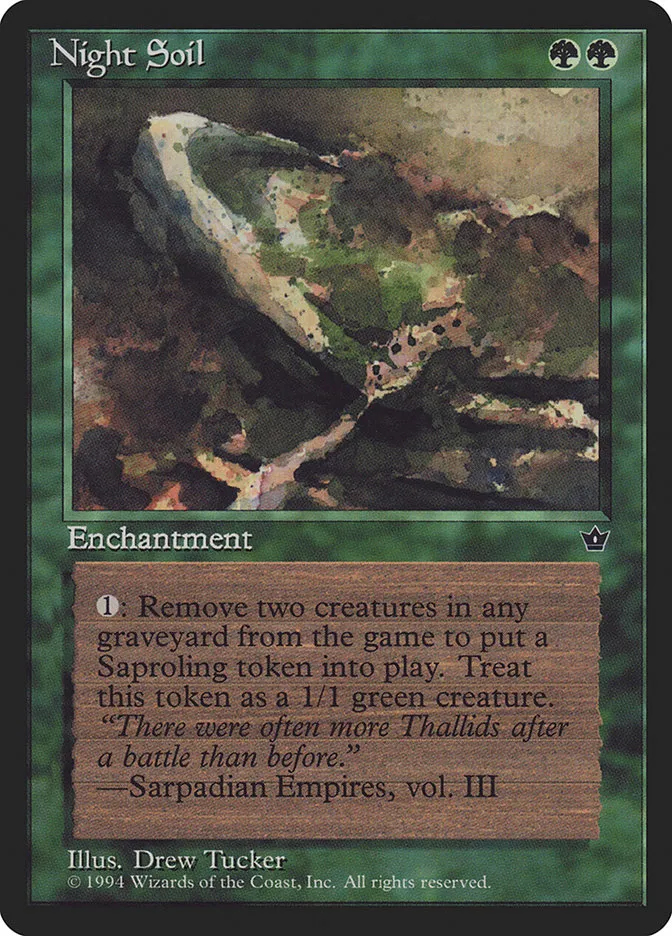 1994 Fallen Empires Night Soil common #71c common card image