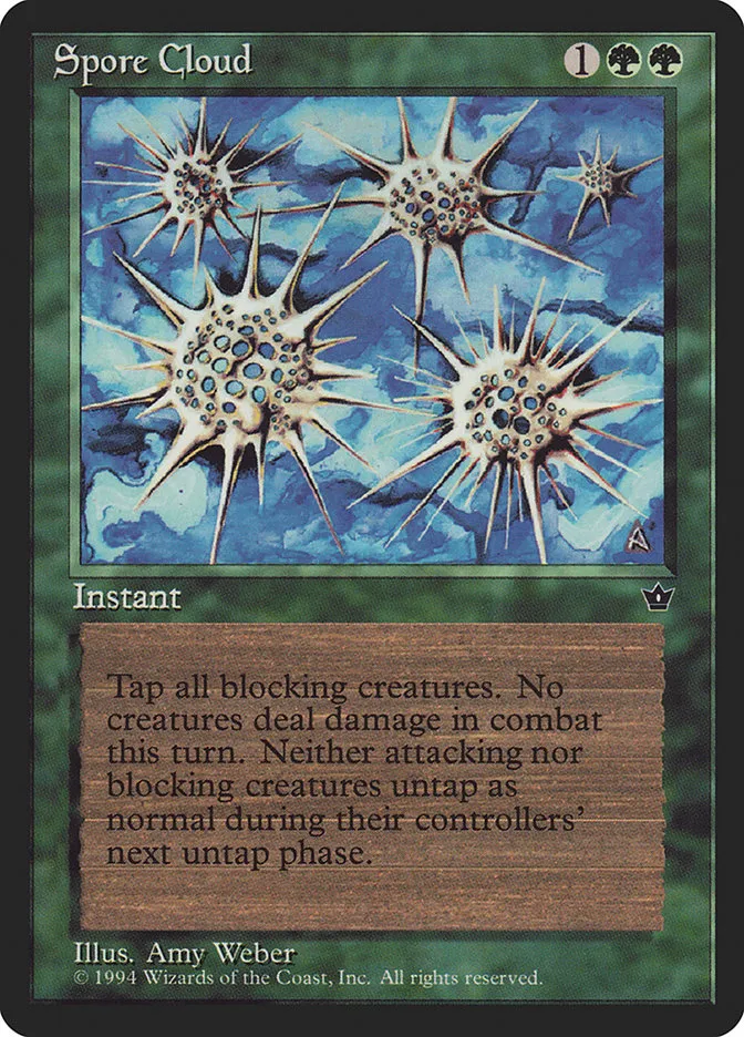 1994 Fallen Empires Spore Cloud common #72c common card image