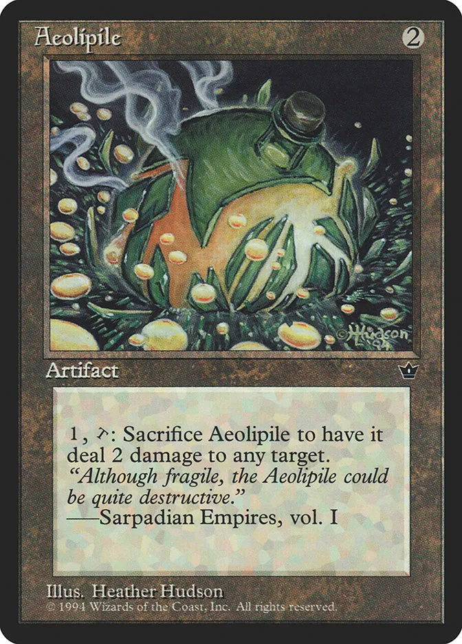 1994 Fallen Empires Aeolipile rare #81 rare card image