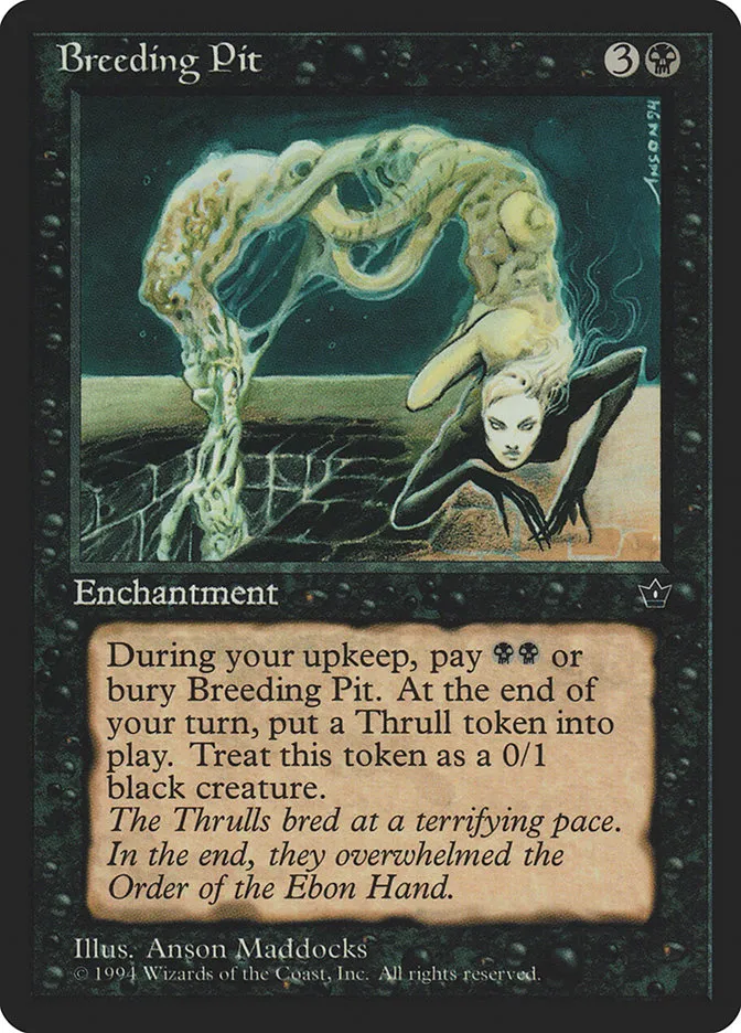 1994 Fallen Empires Breeding Pit uncommon #35 uncommon card image