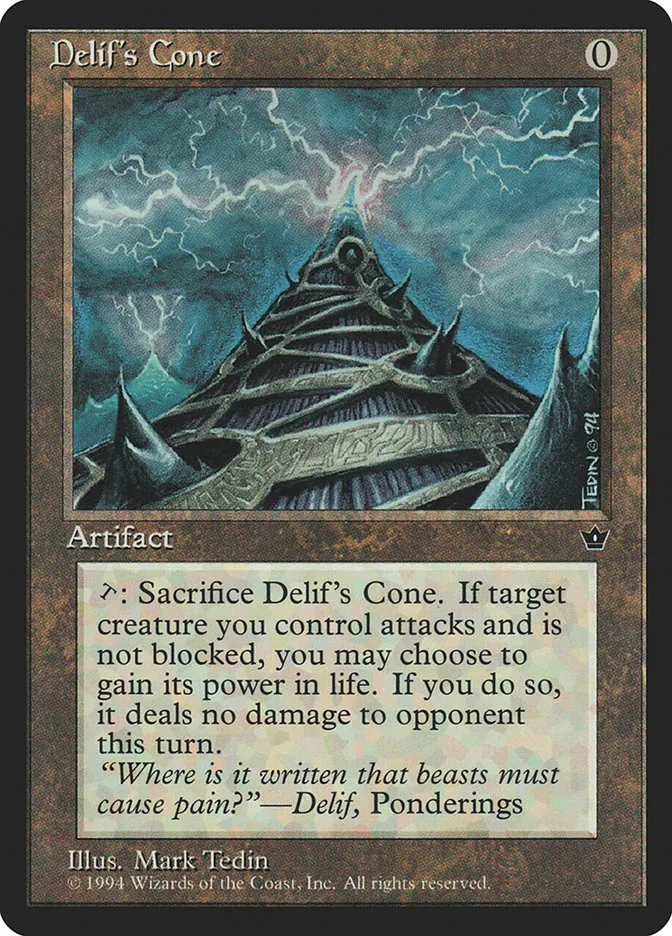 1994 Fallen Empires Delif's Cone common #84 common card image