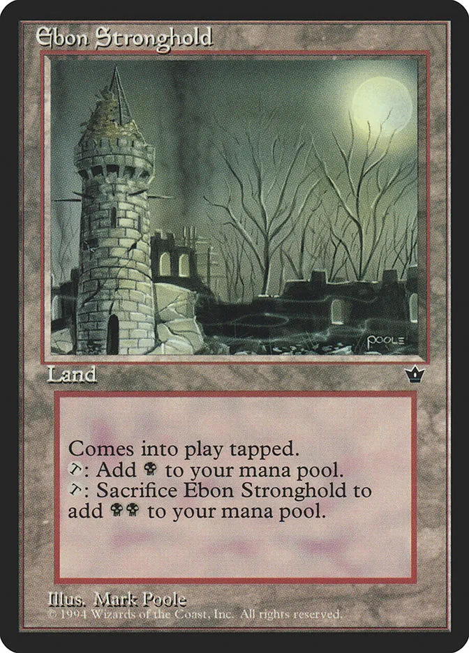 1994 Fallen Empires Ebon Stronghold #95 uncommon card image