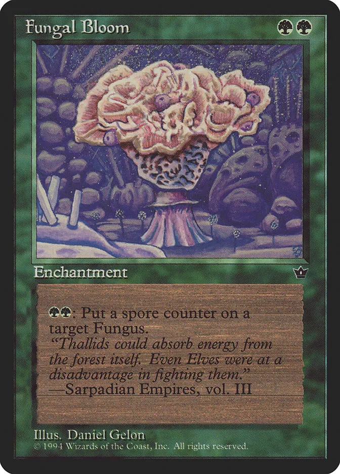 1994 Fallen Empires Fungal Bloom rare #70 rare card image