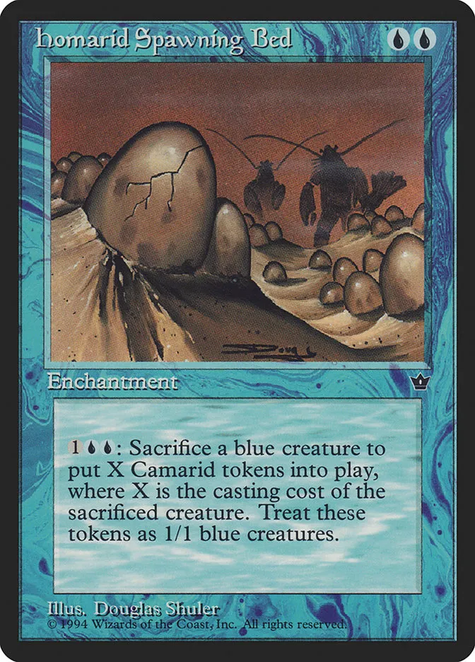 1994 Fallen Empires Homarid Spawning Bed uncommon #21 uncommon card image