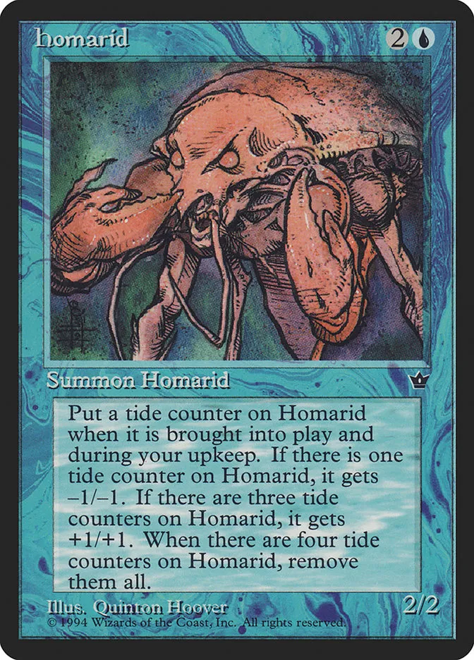 1994 Fallen Empires Homarid [Mark Tedin] common #19a common card image