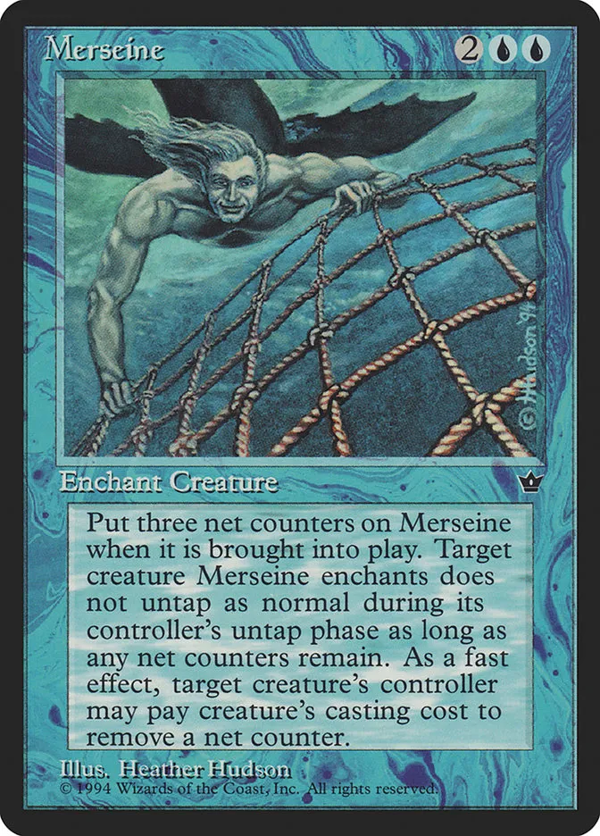 1994 Fallen Empires Merseine common #23a common card image