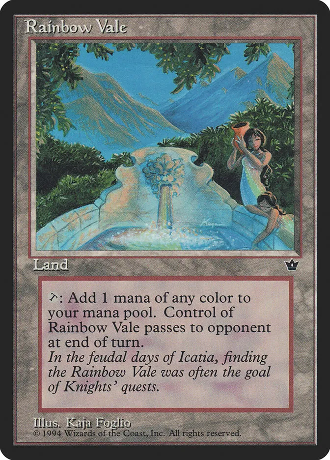 1994 Fallen Empires Rainbow Vale rare #99 rare card image