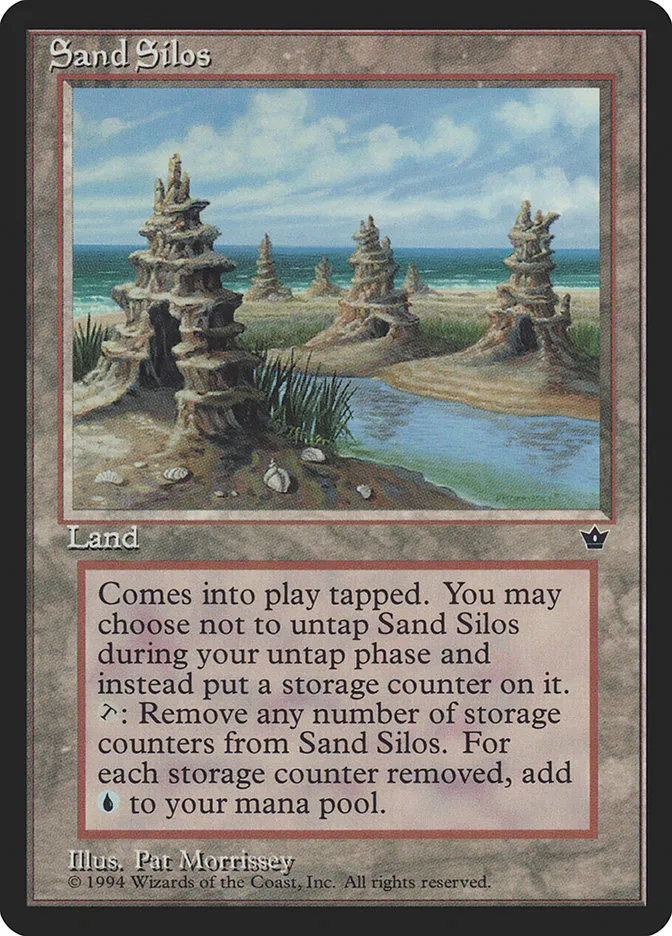 1994 Fallen Empires Sand Silos rare #101 rare card image