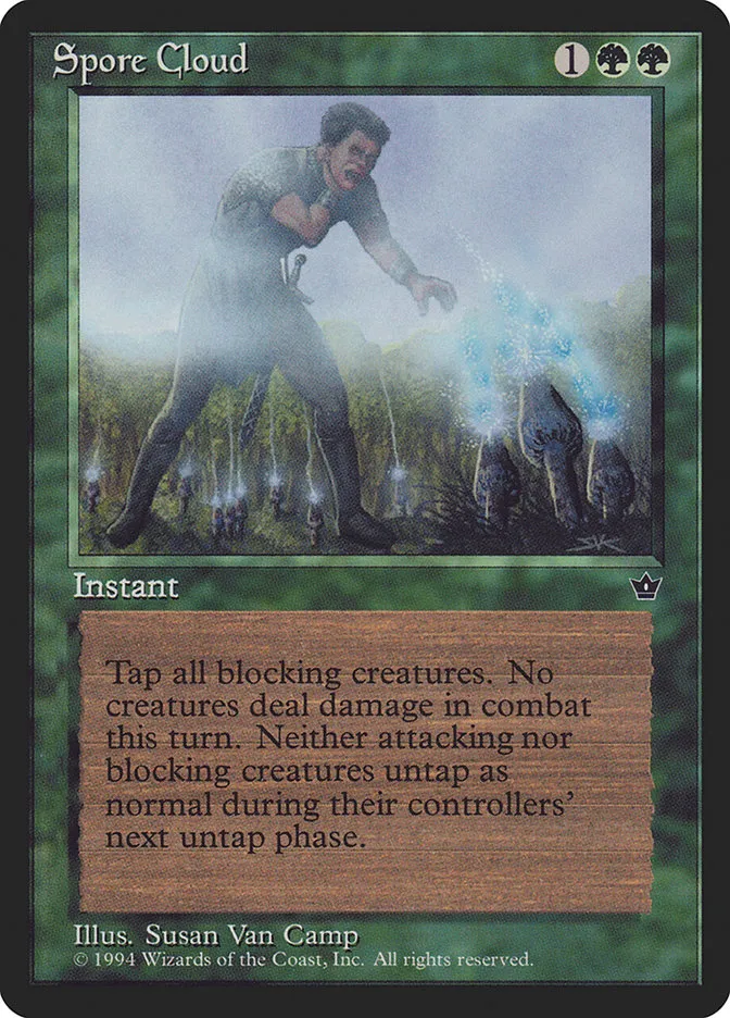 1994 Fallen Empires Spore Cloud [Myrfors] common #72a common card image