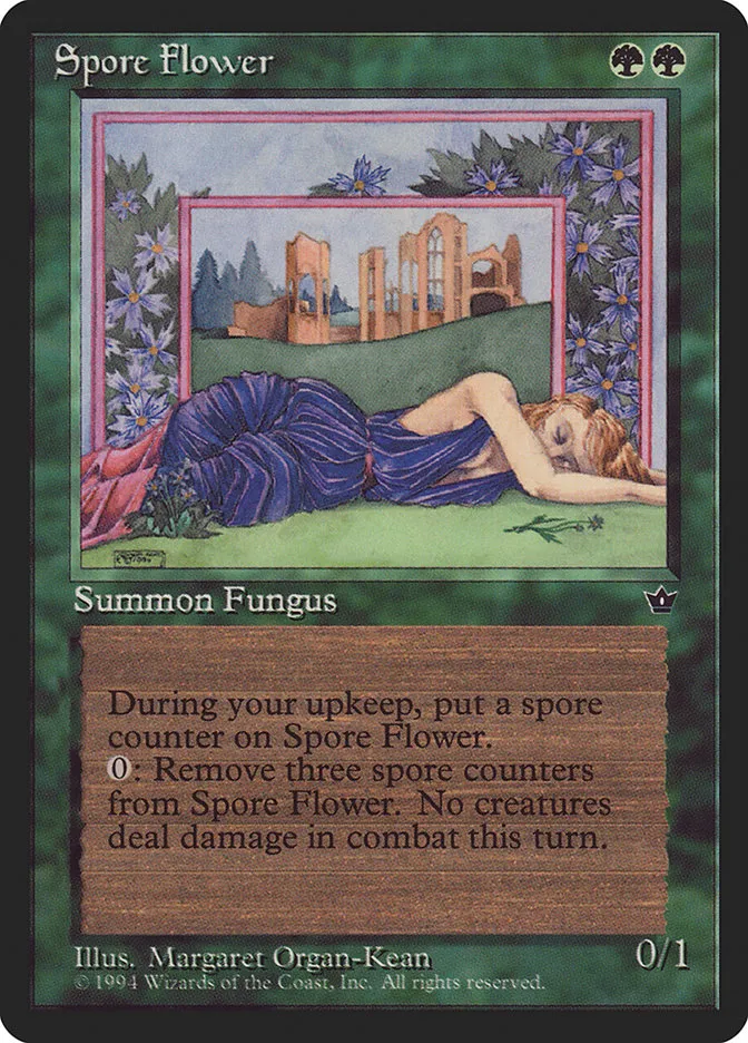 1994 Fallen Empires Spore Flower uncommon #73 uncommon card image